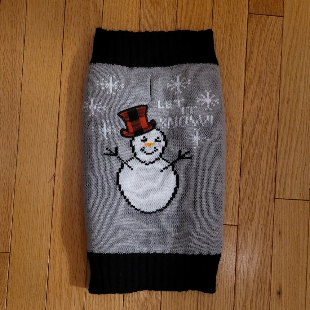Silver Paw Dog Sweater New with Tags Small